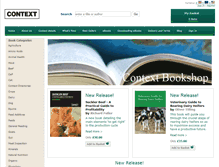 Tablet Screenshot of contextbookshop.com